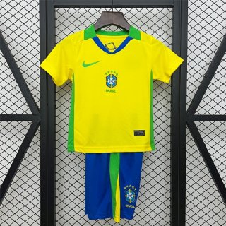 Maillot Brésil Domicile Enfant 2025 Maillot Brésil Domicile Enfant 2025