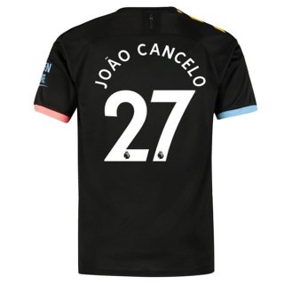 Maillot Manchester City NO.27 Cancelo Exterieur 2019 2020 Noir Pas Cher Maillot Manchester City NO.27 Cancelo Exterieur 2019 2020 Noir Pas Cher
