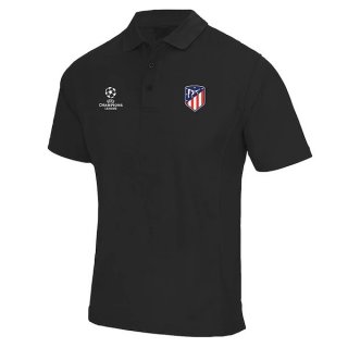 Polo Atlético de Madrid 2019 2020 Noir Pas Cher