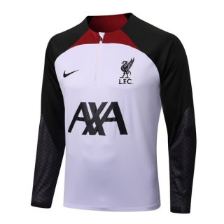 Survetement Training Liverpool Top 2023 Blanc Noir Survetement Training Liverpool Top 2023 Blanc Noir