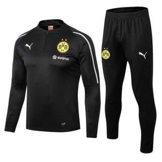 Survetement Borussia Dortmund 2018 2019 Noir Blanc Pas Cher