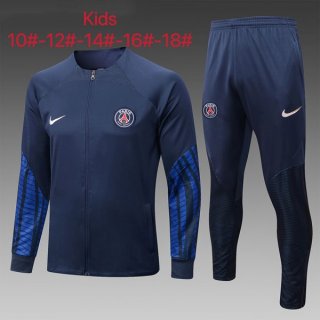 Enfant Survetement PSG 2023 Bleu Enfant Survetement PSG 2023 Bleu