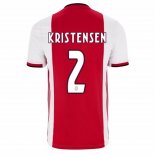 Maillot Ajax Domicile Kristensen 2019 2020 Rouge Pas Cher