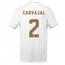 Maillot Real Madrid NO.2 Carvajal Domicile 2019 2020 Blanc Pas Cher