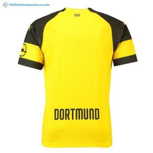 Maillot Borussia Dortmund Domicile 2018 2019 Jaune Pas Cher