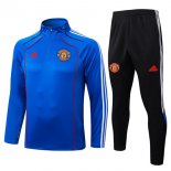 Sweatshirt Manchester United 2025 2026 Bleu 5