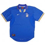 Thailande Maillot Italy Domicile Retro 1996 Bleu Pas Cher