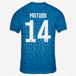 Maillot Juventus NO.14 Matuidi Third 2019 2020 Bleu Pas Cher
