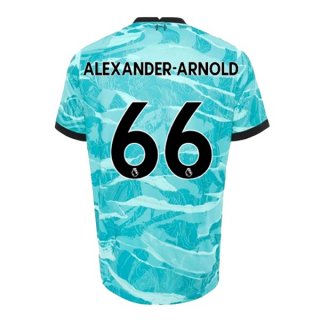 Maillot Liverpool NO.66 Arnold Exterieur 2020 2021 Bleu Pas Cher