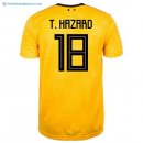 Maillot Belgica Exterieur T.Hazard 2018 Jaune Pas Cher