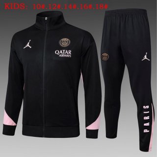 Enfant Survetement PSG 2025 2026 Noir Enfant Survetement PSG 2025 2026 Noir