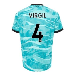 Maillot Liverpool NO.4 Virgil Exterieur 2020 2021 Bleu Pas Cher Maillot Liverpool NO.4 Virgil Exterieur 2020 2021 Bleu Pas Cher