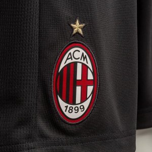 Pantalon AC Milan Domicile 2018 2019 Noir Pas Cher