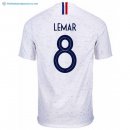 Maillot France Exterieur Lemar 2018 Blanc Pas Cher
