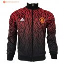 Veste Manchester United 2017 2018 Rouge Noir Pas Cher