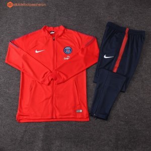 Survetement Paris Saint Germain 2017 2018 Rouge Bleu Marine Pas Cher