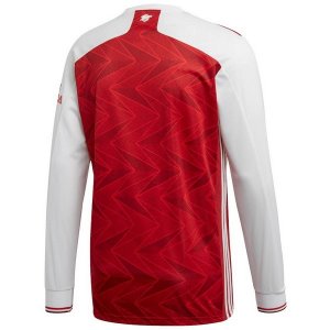 Thailande Maillot Arsenal Domicile ML 2020 2021 Rouge Pas Cher