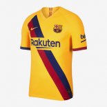 Thailande Maillot Barcelona Exterieur 2019 2020 Jaune Pas Cher