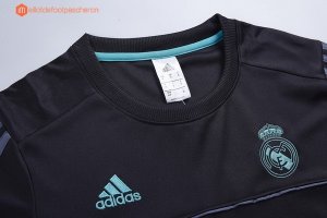 Survetement Real Madrid 2017 2018 Noir Vert Pas Cher