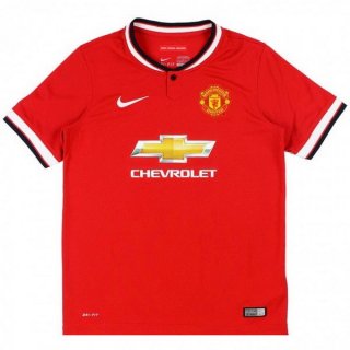 Maillot Manchester United Domicile Retro 2014 2015 Rouge Pas Cher