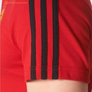 Polo Manchester United 2017 2018 Rouge Noir Pas Cher