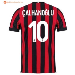 Maillot Milan Domicile Calhanoglu 2017 2018 Pas Cher