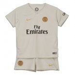 Maillot Paris Saint Germain Exterieur Enfant 2018 2019 Blanc Pas Cher