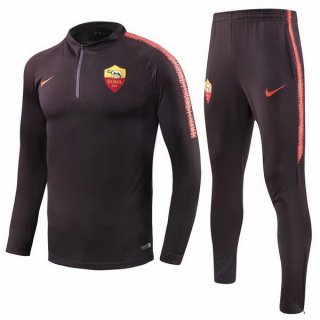 Survetement AS Roma 2018 2019 Orange Noir Pas Cher Survetement AS Roma 2018 2019 Orange Noir Pas Cher