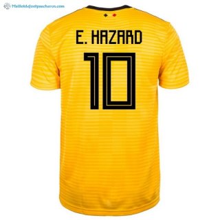 Maillot Belgica Exterieur E.Hazard 2018 Jaune Pas Cher Maillot Belgica Exterieur E.Hazard 2018 Jaune Pas Cher