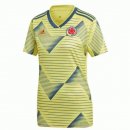 Maillot Columbia Domicile Femme 2019 Jaune Pas Cher