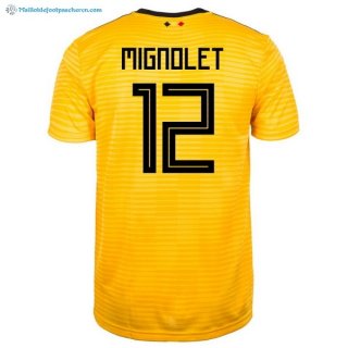 Maillot Belgica Exterieur Mignolet 2018 Jaune Pas Cher Maillot Belgica Exterieur Mignolet 2018 Jaune Pas Cher
