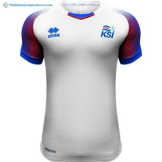 Maillot Islande Exterieur 2018 Blanc Pas Cher