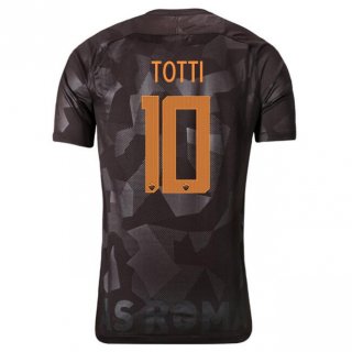 Maillot AS Roma Domicile Totti 2017 2018 Pas Cher
