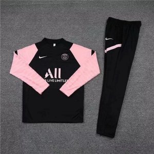 Survetement Paris Saint Germain 2021 2022 Noir Rose