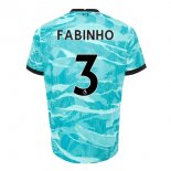 Maillot Liverpool NO.3 Fabinho Exterieur 2020 2021 Bleu Pas Cher