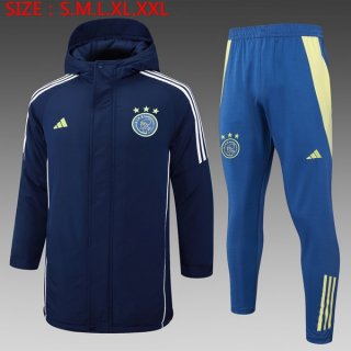 Doudoune Ajax Ensemble Complet 2024 2025 Bleu Doudoune Ajax Ensemble Complet 2024 2025 Bleu