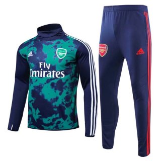 Survetement Arsenal 2019 2020 Vert Bleu Pas Cher