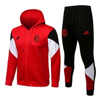 Sweat Shirt Capuche AC Milan 2022 Rouge Noir Sweat Shirt Capuche AC Milan 2022 Rouge Noir