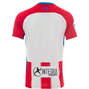 Maillot Real Sporting de Gijón Domicile 2018 2019 Rouge Pas Cher