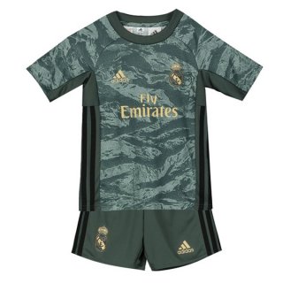 Maillot Real Madrid Exterieur Enfant Gardien 2019 2020 Vert Pas Cher