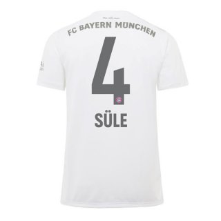 Maillot Bayern Munich NO.4 Sule Exterieur 2019 2020 Blanc Pas Cher