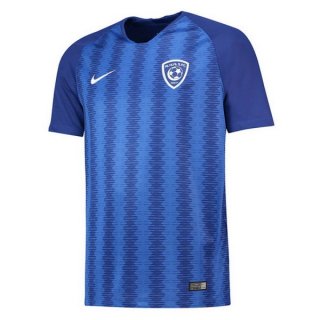 Maillot Al Hilal Domicile Saudi FC 2018 2019 Bleu Pas Cher