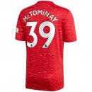 Maillot Manchester United NO.39 McTominay Domicile 2020 2021 Rouge Pas Cher