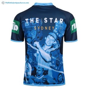 Maillot Rugby NSW Blues 2017 2018 Bleu Pas Cher