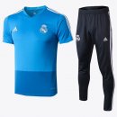 Entrainement Real Madrid Ensemble Complet 2018 2019 Bleu Noir Pas Cher