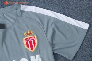 Entrainement AS Monaco Ensemble Complet 2017 2018 Gris Pas Cher