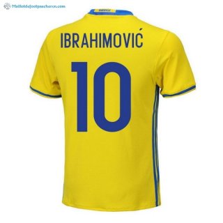 Maillot Sweden Domicile Ibrahimovic 2018 Jaune Pas Cher Maillot Sweden Domicile Ibrahimovic 2018 Jaune Pas Cher