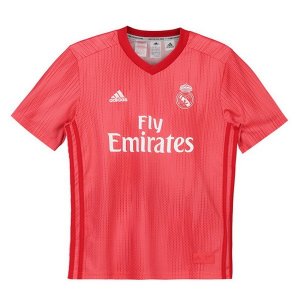 Maillot Real Madrid Third Enfant 2018 2019 Rouge Pas Cher