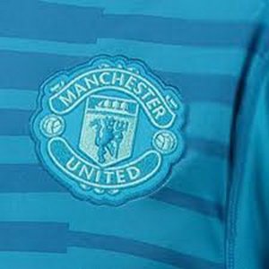 Maillot Manchester United ML Gardien 2018 2019 Bleu Pas Cher