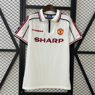 Thailande Maillot Manchester United Commemorative Edition Retro 1998-1999 Thailande Maillot Manchester United Commemorative Edition Retro 1998-1999